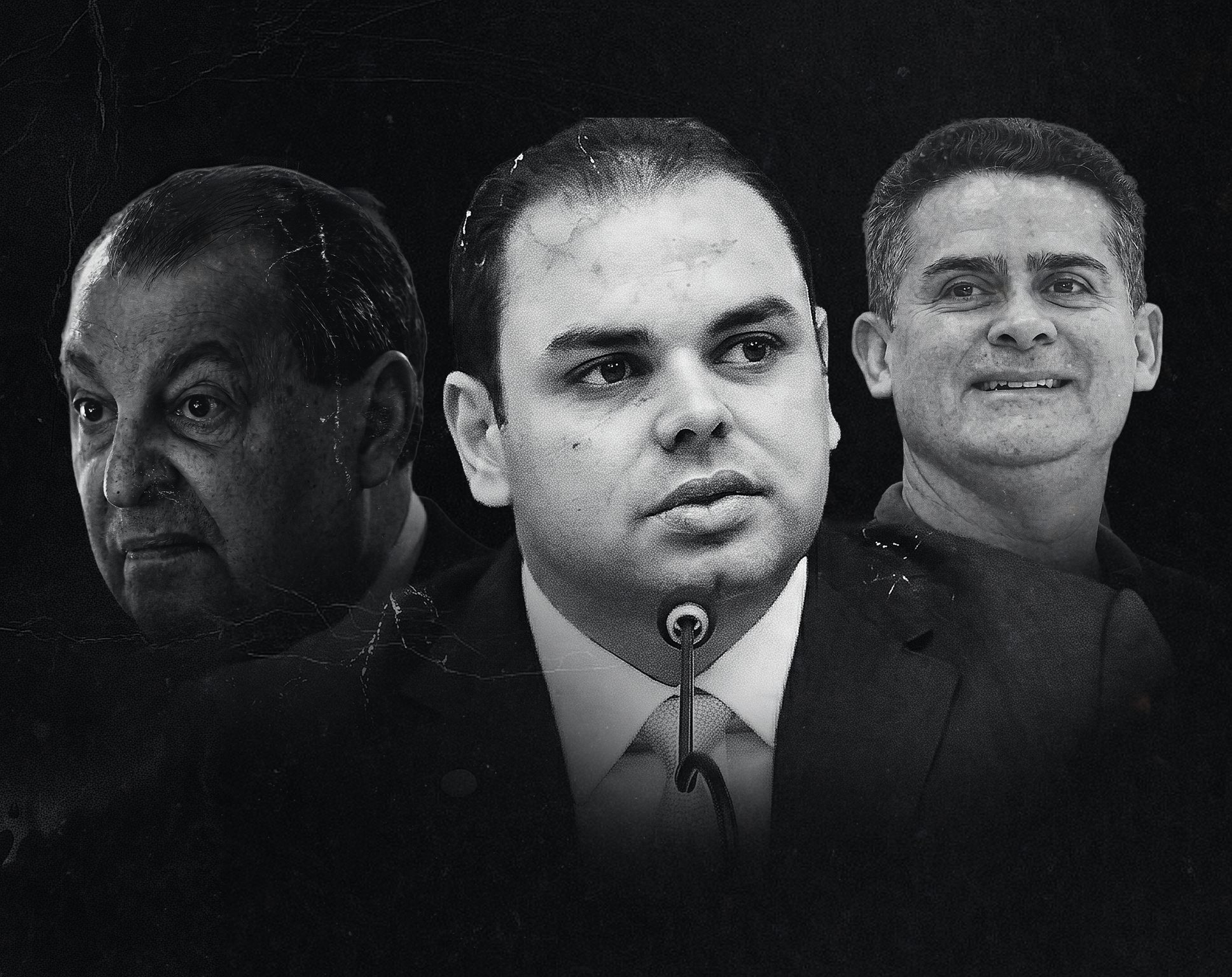 Omar Aziz, Roberto Cidade e David Almeida